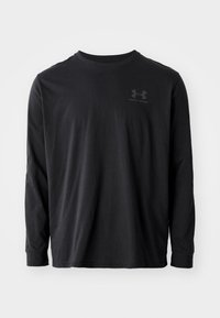LEFT CHEST - Long sleeved top - black/pitch gray