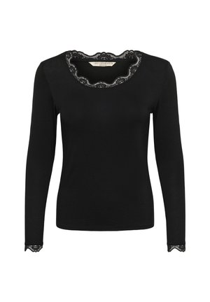 Love Copenhagen, LCTIA BASIC DETAIL LONG SLEEVE - T-shirt à manches longues - pitch black