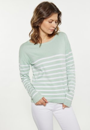 usha, Strickpullover - minze weiss