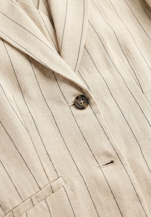 Coster Copenhagen, MSCH COPENHAGEN DAMES BLAZERS MSCHCLARITTE LOOSE BLAZER STP. - Manteau court - bleach sand blk