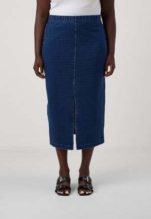 CARBOWIE MIDI TUBE SKIRT  - Jeansskjørt - naval academy