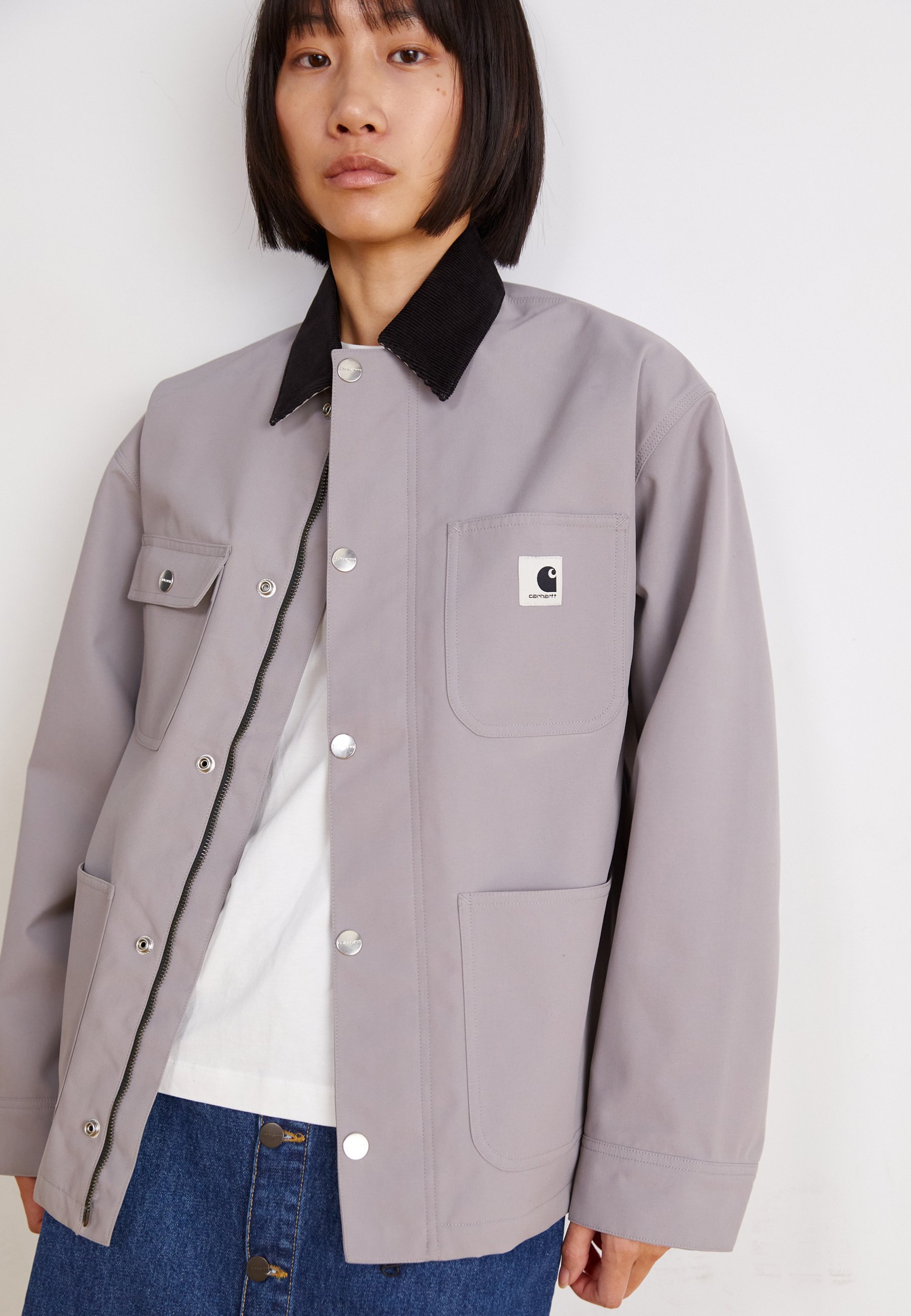 Carhartt WIP CLAPTON JACKET - Summer jacket - yosemite/black/grey