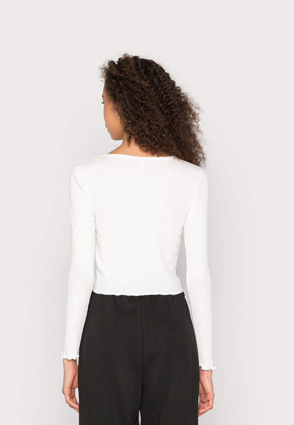 ONLODA V NECK - Long sleeved top - cloud dancer2