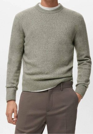 Strickpullover - light green