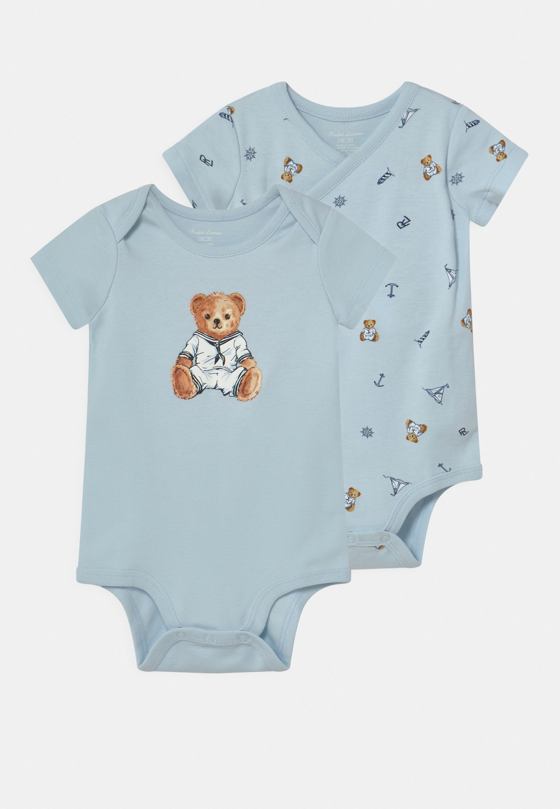 Polo Ralph Lauren 2 Pack Body Light Blue Bleu Clair Zalando Fr