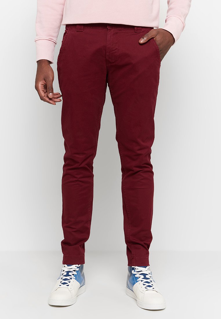 Tommy Jeans Broek bordeauxrood Tommy Jeans Broek bordeauxrood