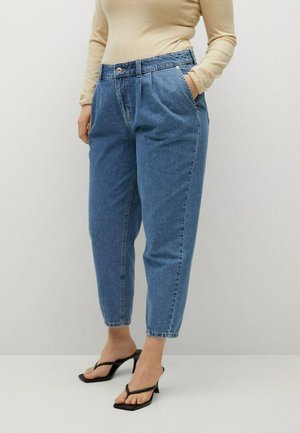 MIT MITTELHOHEM BUND - Džíny Relaxed Fit - mittelblau