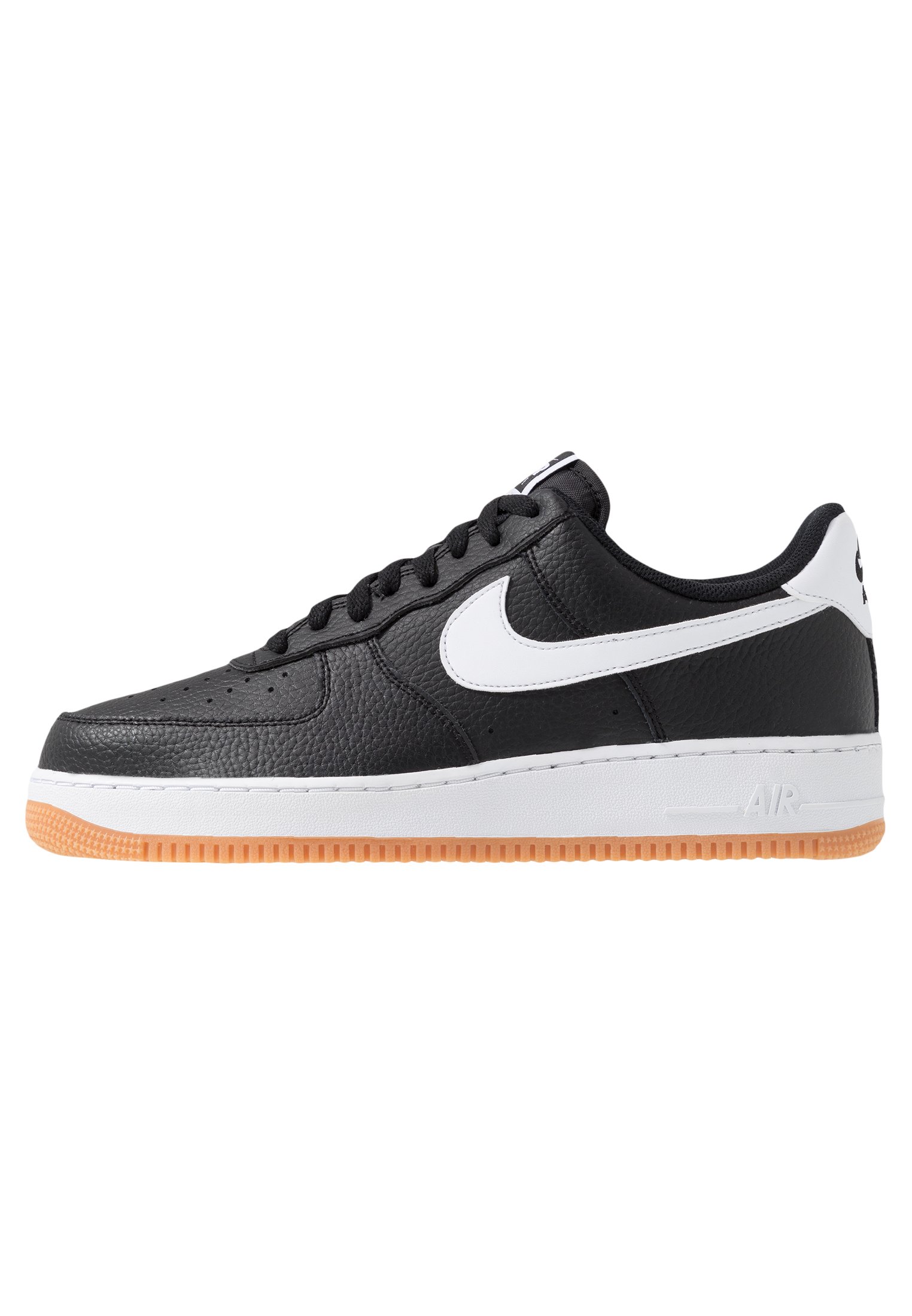 nike air force 1 black brown sole