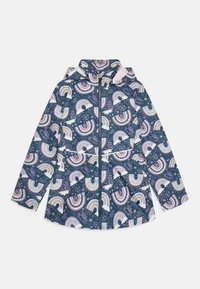 Name It Mädchenjacke Mit Allover-Print - Bunte Frühlingsjacke Mit Abnehmbarer Kapuze