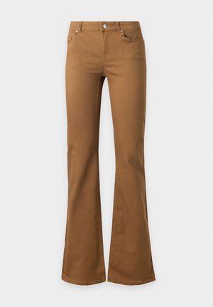 ONLY, ONLBLUSH MID COLOUR PANT - Jean flare - otter