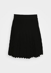 YASVIGSA KNIT SKIRT - Minissaia - black