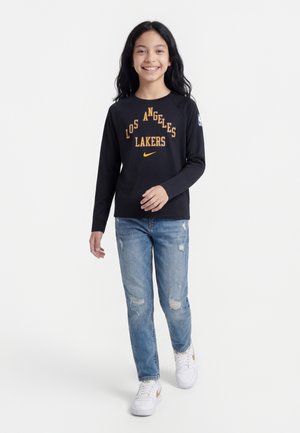 Nike Performance NBA LOS ANGELES LAKERS GAME UNISEX - Top s dlhým rukávom - black