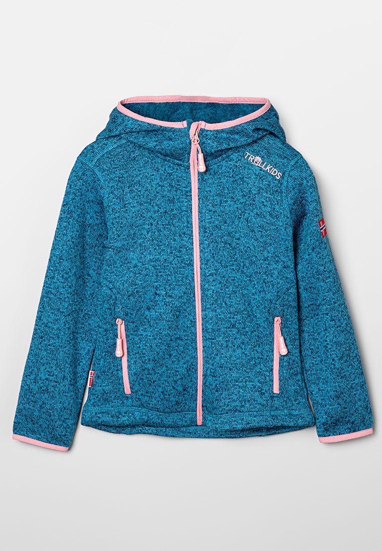 Trollkids Fleecejas blauw