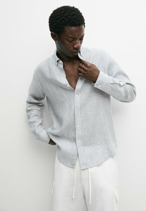 Massimo Dutti, Chemise - light blue