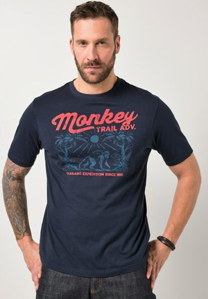 HALF-SLEEVE UP TO SIZE 8 XL - T-shirt print - navy blue