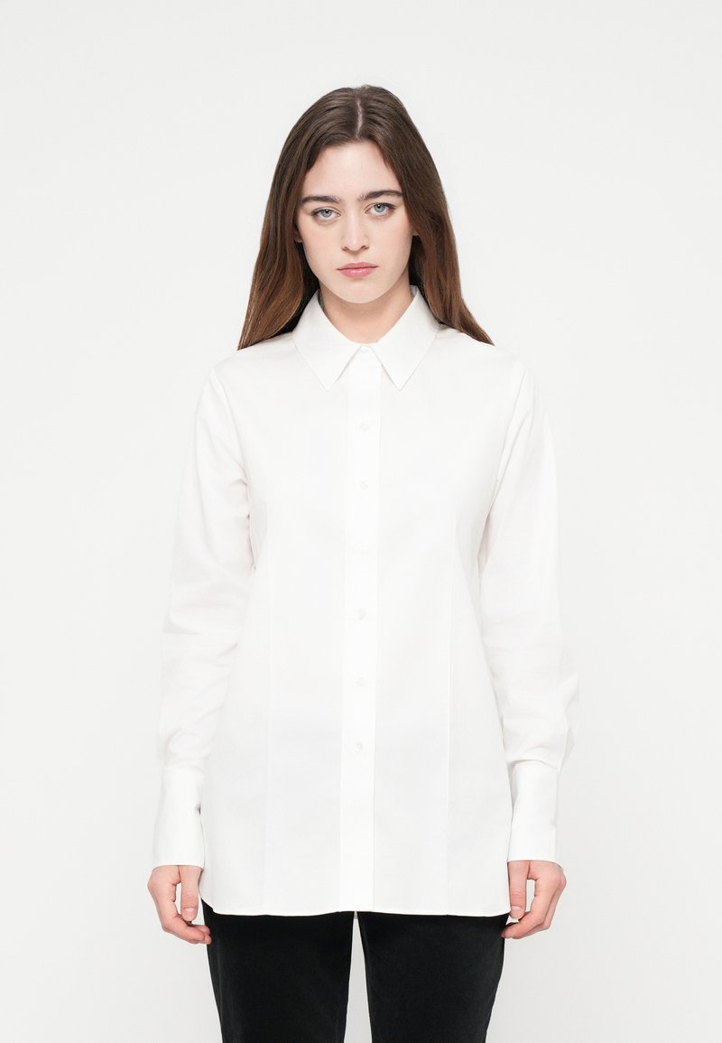 closed Overhemdblouse wit