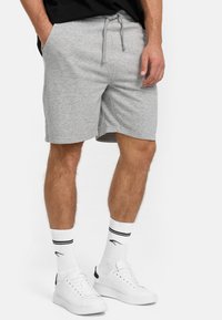 INDICODE JEANS Shorts - lt grey mix