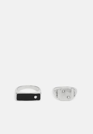 Jack & Jones JACPAULO RING 2PACK UNISEX - Δαχτυλίδι - silver coloured
