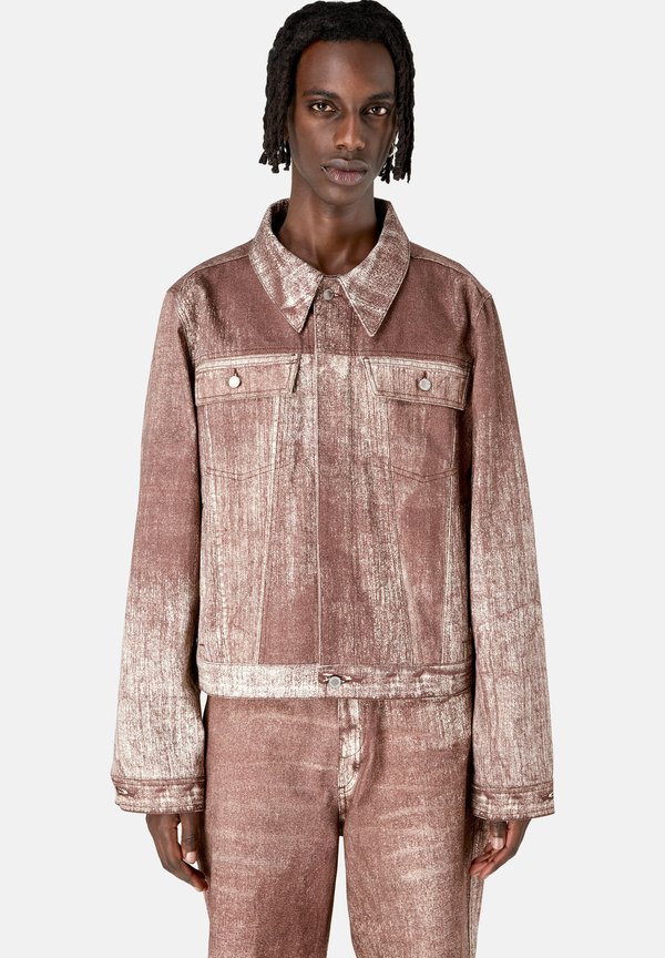 Denim jacket - mittelrot3