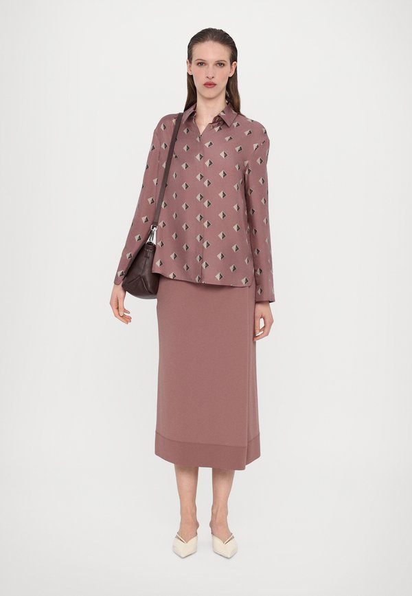 ALCANO - A-line skirt - mauve4