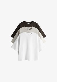 Non sélectionné, chocolate brown taupe brown white