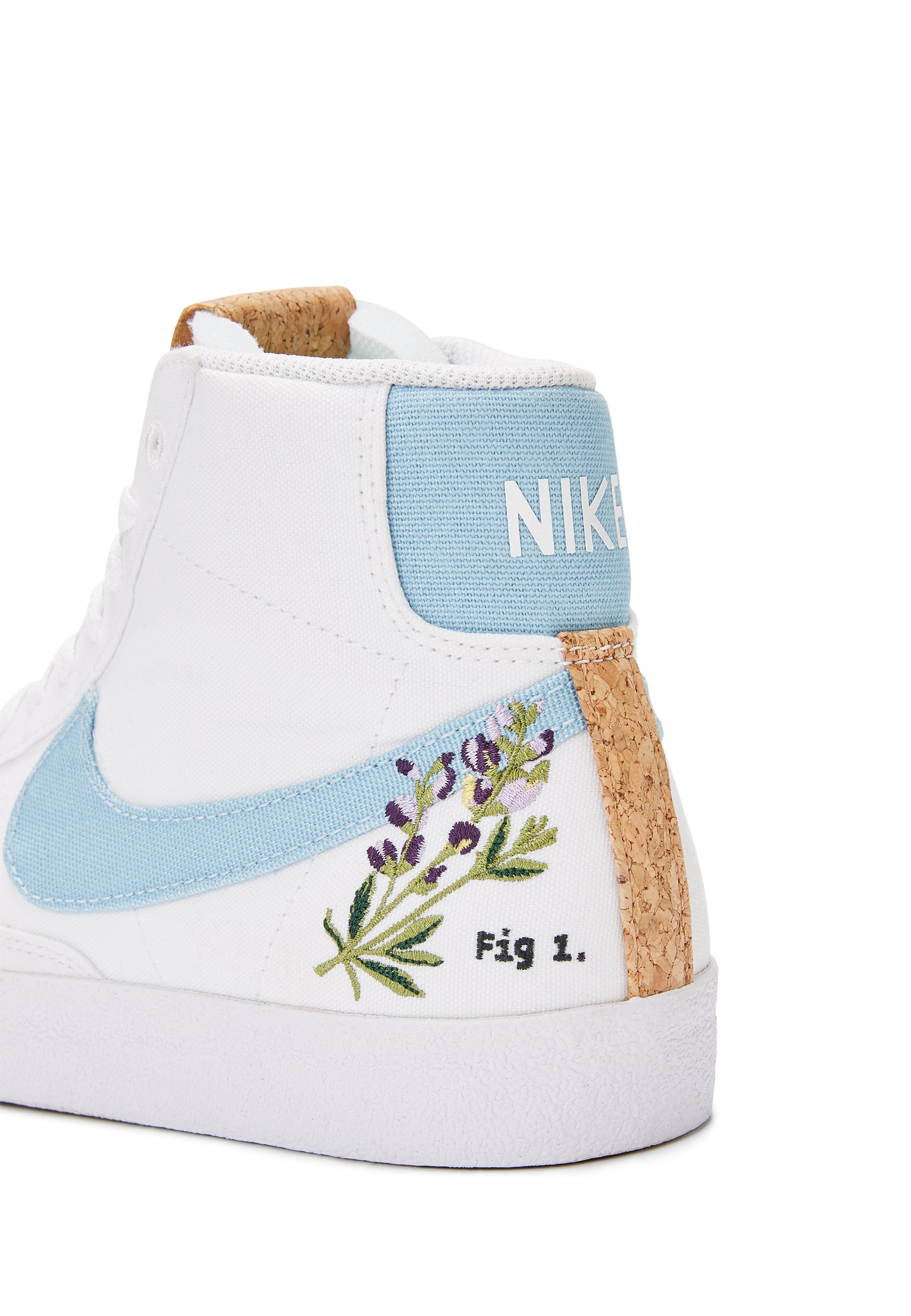 Nike Sportswear BLAZER MID '77 - Sneakers hoog -  white/obsidian/multicolor/wit - Zalando.nl