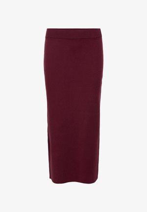 Object, OBJREYNARD HW KNIT SKIRT NOOS - Jupe trapèze - windsor wine