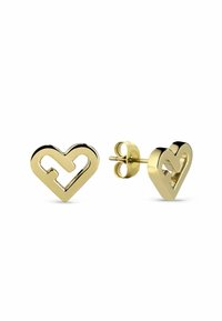 LOVE - Uhani - yellow gold-coloured
