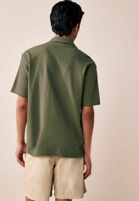 Next REGULAR FIT - CUBAN COLLAR TEXTURED SHORT SLEEVE 3 PACK - Camisa - blue   green   white