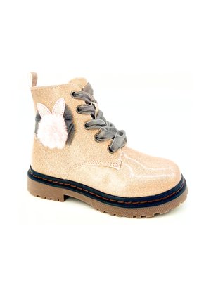 XTI CON POMPON  - Botines con cordones - nude