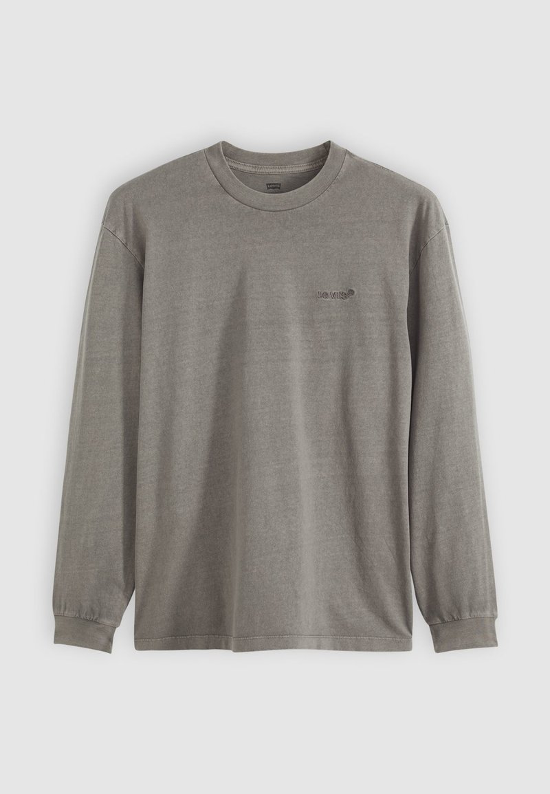 Levi's® AUTHENTIC TEE - Topper langermet - garment dye smoked pearl/grå ...