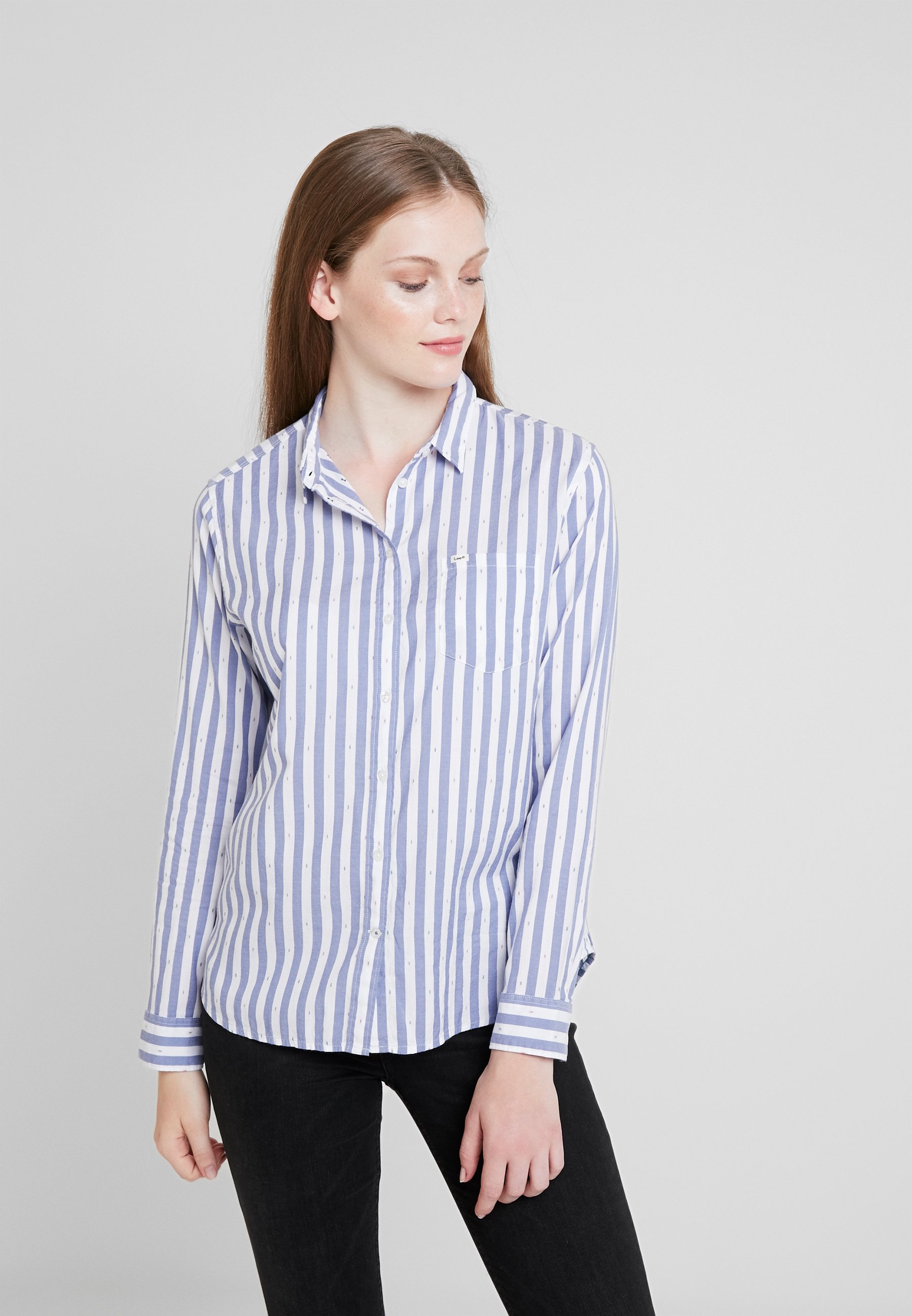 Lee ONE POCKET Overhemdblouse frost blue Zalando.nl Lee ONE POCKET Overhemdblouse frost blue Zalando.nl