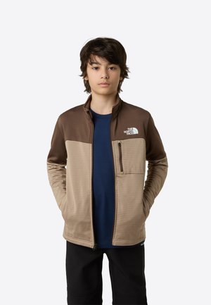 TEEN HIKE MIDLAYER UNISEX - Sweat zippé - mushroom grey/smokey brown