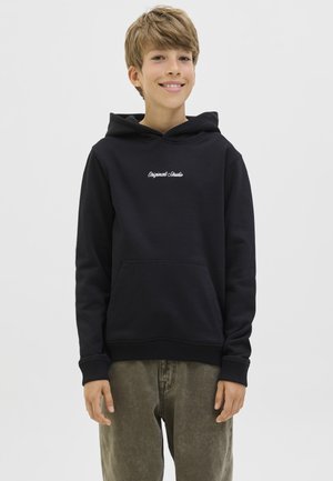 Jack & Jones Junior, JORNORREBRO - Mikina s kapucňou - black
