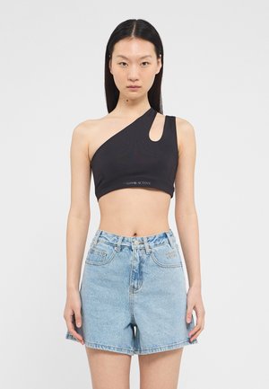 ONE SHOULDER - Toppi - black