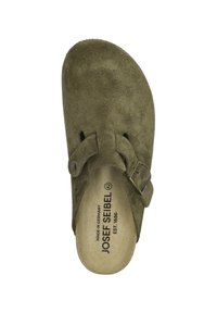 Josef Seibel Slip-on sandaler - oliv