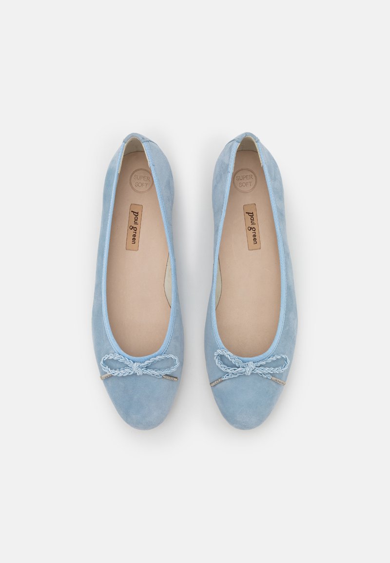 Damen Klassische Ballerinas | Paul Green Klassischer Ballerina lago/hellblau - RJ21872 Damen Klassische Ballerinas | Paul Green Klassischer Ballerina lago/hellblau - RJ21872