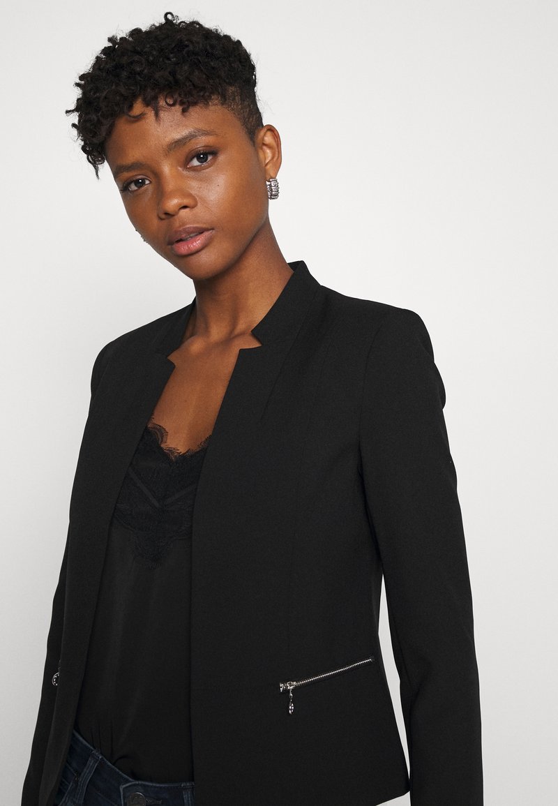 Blazer Femme Maggie Barnes - Taille 22W (Plus) - Noir - 100% Polyester - Neuf Sans Étiquettes