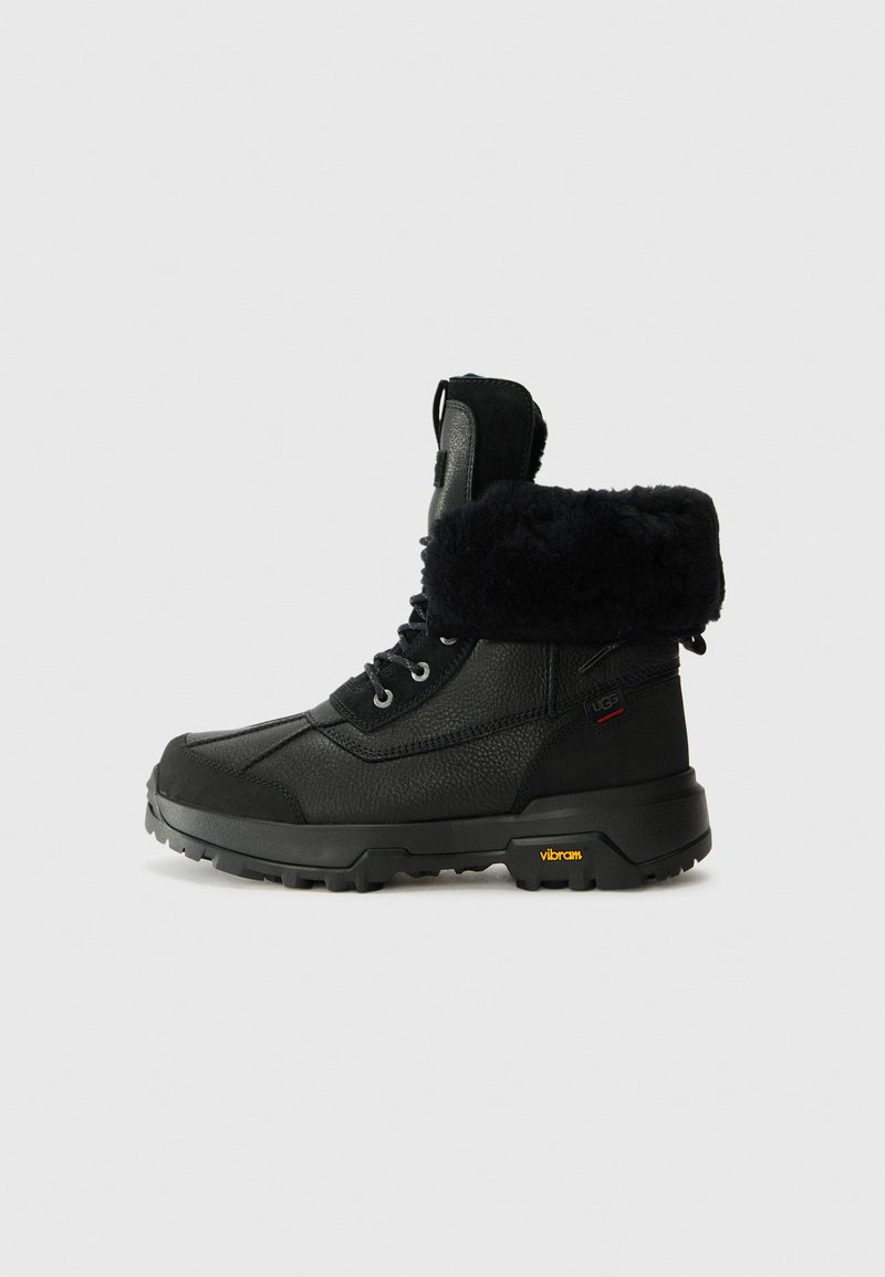 UGG ADIRONDACK - Šněrovací vysoké boty - black