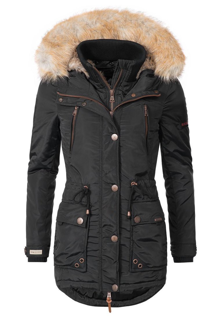 Damen Parkas | Marikoo GRINSEKATZE Wintermantel black/schwarz - UQ91263 Damen Parkas | Marikoo GRINSEKATZE Wintermantel black/schwarz - UQ91263