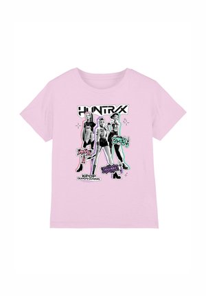 NETFLIX, KPOP DEMON HUNTERS HUNTRIX SCRAPBOOK POSES UNISEX - Print T-shirt - pink