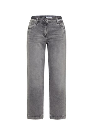 Cecil, HIGH WAIST WIDE LEG JEANS IM LOOSE FIT - Wide Leg - light grey wash