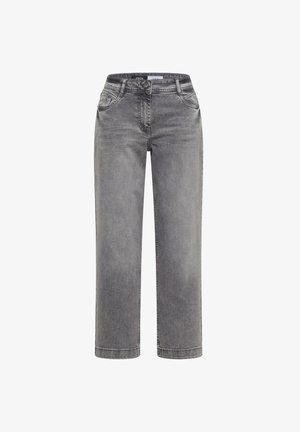 Cecil, HIGH WAIST WIDE LEG JEANS IM LOOSE FIT - Wide Leg - light grey wash