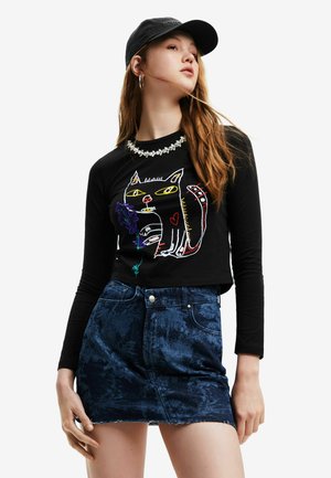 ARTY CAT - Langarmshirt - black