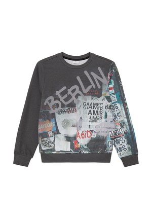 MIT ARTWORK - Sweatshirt - schwarz