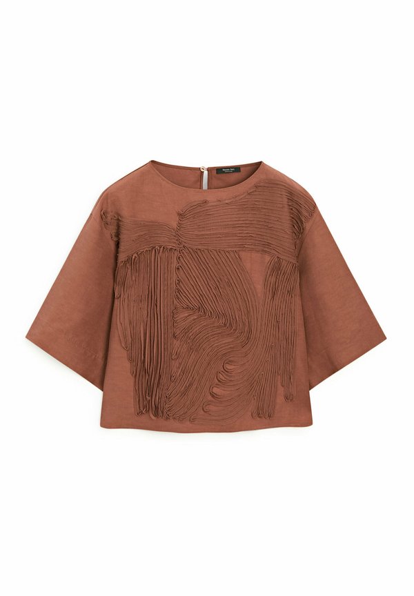 FLOWING WITH DETAIL - Blouse - bordeaux2