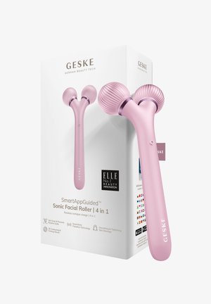 GESKE SONIC FACIAL ROLLER | 4 IN 1 - Skincare tool - pink