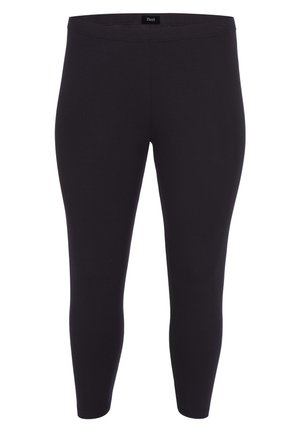 3/4-LENGTH  - Leggings - Trousers - black