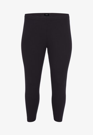 3/4-LENGTH  - Leggings - Trousers - black