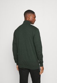 Selected Homme SLHBERG FULL ZIP - Casaco de malha - darkest spruce